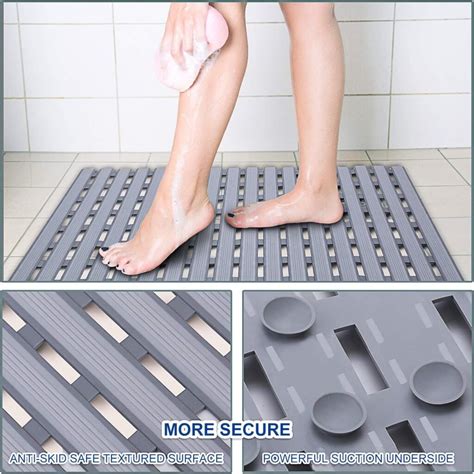 in shower mats non slip|best non slip shower mat for seniors.